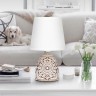 Настольная лампа Rivoli Debora D7045-501 1 * Е14 40 Вт керамика коричневая с абажуром