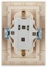 1-205-11 Intro Розетка 2X2P+E Schuko, 16А-250В, IP20, СУ, Plano, сосна