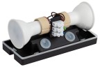 Декоративная подсветка ЭРА WL39 GR MR16/GU10 (2 шт.), серый, для интерьера, фасадов зданий
