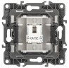 12-3107-12 ЭРА Розетка информационная RJ45, IP20, Эра12, графит