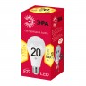 Лампочка светодиодная ЭРА RED LINE LED A65-20W-827-E27 R Е27 / E27 20 Вт груша теплый белый свет