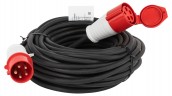 Удлинитель силовой ЭРА IND380-U-1e-5x2,5-30m-IP44 на 380В в бухте 1 розетка CEE 5P 30м КГ 5х2,5 32A IP44