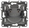 12-2105-12 ЭРА Розетка 2P, 16A-250В, IP20, Эра12, графит