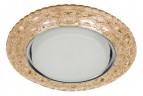 DK LD24 CHP/WH Светильник ЭРА декор cо светодиодной подсветкой Gx53, шампань