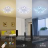 Светильник потолочный Rivoli Claudia 6087-105 светодиодный с пультом 72 Вт + 7 Вт 4000К - 6000К LED модерн