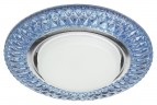 DK LD23 BL1/WH Светильник ЭРА декор cо светодиодной подсветкой Gx53, голубой