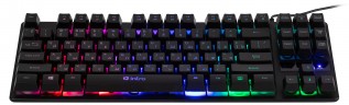 Клавиатура и мышь комплект Intro DX750 игровые 1200-3600dpi + коврик черный